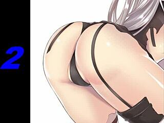 Amatsukaze Shimakaze anime çift jerk-off talimatı veriyor