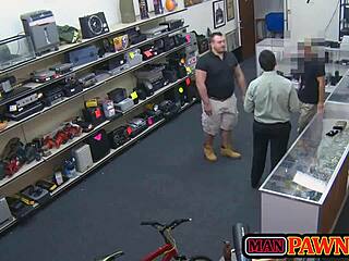 Group of guys enjoying oral activities.