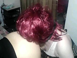 Homemade Bisexual Threesome with Transvestite Humiliated in Toilet