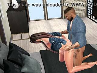 Babydoll DOMINATES Blonde Guy with Hard Strap-On Action!