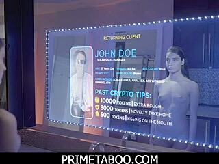 Slut teen 18+ gets anal sex, can she handle it?