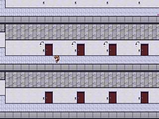 masturbating in front of camera, recorded, then escape