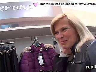 Wow! Tschechische Nympho im Einkaufszentrum verführt, hart in POV gefickt