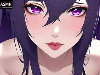 Anime hottie shares sweet positive vibes with you