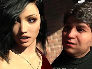 Anna Wears Sexy Red Dress and Black Stockings for Exciting Affection Episode 60!