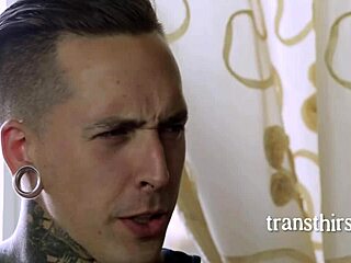 My horny tranny agent pounds my ass to test if I’m worthy!