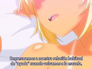 linda the blonde girl on the beach in hentai