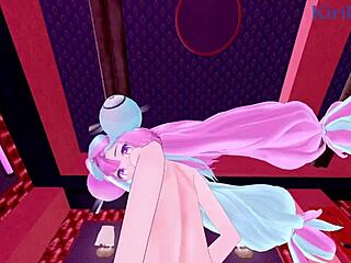 Iono And Nanjamo Fuck Rosa Mei Hard In Pokemon POV Hentai!