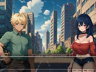 horny girlfriend rips shirt