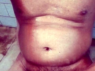 Indian Gay Bottom Taking Own Golden Shower!