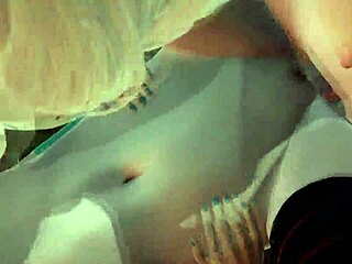 Mavis joins Princess Elsa and Anna for a hotel threesome.