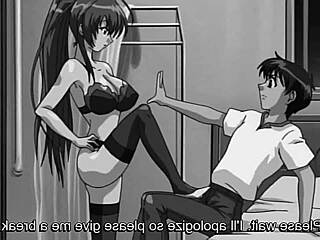 Anime Footjob In Hentai Style