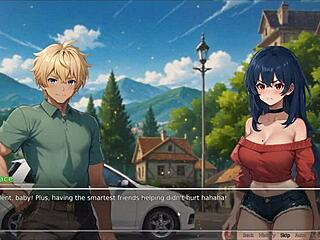 horny girlfriend rips shirt