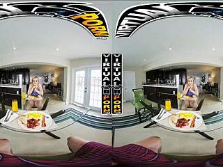 Busty blonde babe Blake Blossom in VR POV 😘