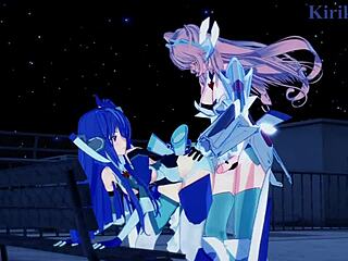 Tsubasa Kazanari And Kanade Am And Maria Cadenzavna Eve Intense Futanari Sex Symphogear Hentai