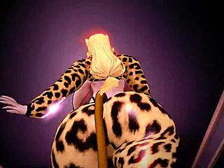 A full walk scene featuring kiki in anime hentai style