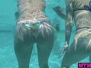 Bisexual Teens Fuck In Bikinis Outdoor