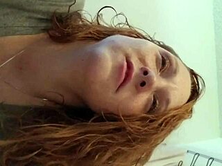 Wife's Big Tits in Bathroom Quickie