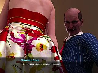 In fashionbusiness episode 1 73, the character turns around showing her ass. This 3d anime hentai game delivers hot action.