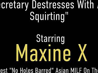 horny maxine dildo fucks her ass