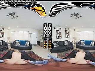 Busty blonde babe Blake Blossom in VR POV 😘
