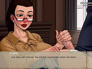 Menedék történet forró MILF mostohaanyával pihenteti a mostohafiút munkában nedves kézimunkával