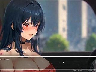 horny girlfriend rips shirt