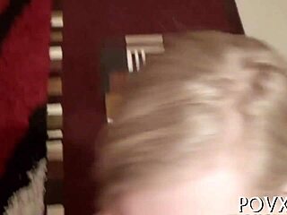 i watch roxy lovette give a sloppy blowjob in this rough teen video