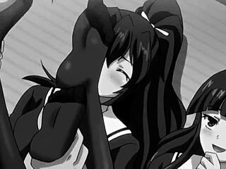 Anime Footjob In Hentai Style