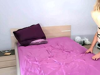 Foot Fetish Fun: Blonde Fucked from Behind Before Swallowing Sperm!