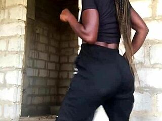 Crazybitch tearing it up with a wild striptease live for her fans.