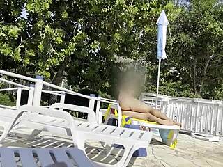 Did She Really Help Me Cum by the Public Pool?