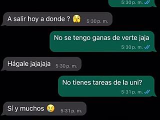 my best friend invites me to fuck on whatsapp and i end up eating her big ass while parents are away