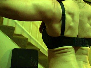 Muscular Secretary Dominates Boss In Office Roleplay