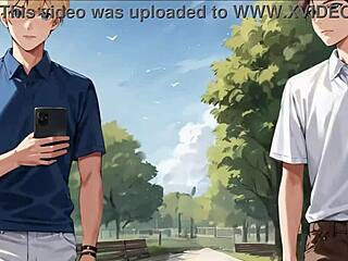 Latina bimbo nymfomaan stiefmoeder verleidt twee tiener 18+ jongens in 3d anime zaadspuit anaal avontuur