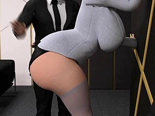 young ceo grills thick jewish secretary.