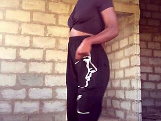 Crazybitch tearing it up with a wild striptease live for her fans.