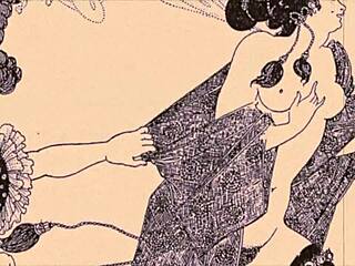 I collected these vintage erotic drawings from anime hentai collections
