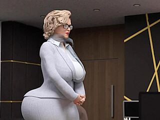 young ceo grills thick jewish secretary.