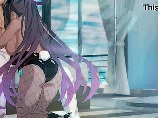 karin totoro parody in blue archive anime cartoon