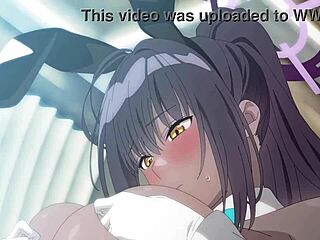 karin totoro parody in blue archive anime cartoon