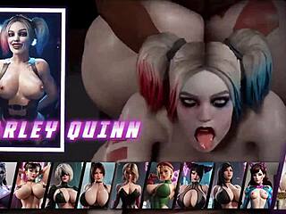 Chun Li and Tifa Lockhart in wild hentai anal game action