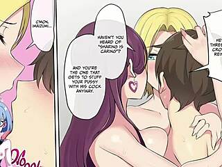 imaizumi's house becomes a gathering spot for gals in this anime dating game episode 2