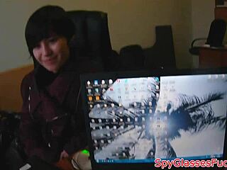 Beautiful teen rides cock in pov amateur clip