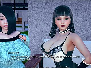 Polyturnon 4 Features Sexy Hentai Anime with Fat Curvy 3D Cartoon Boobs in Cute Outfit!