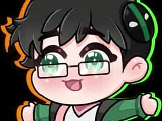 Man, looking respectfully at this yaoi Christmas game demo!