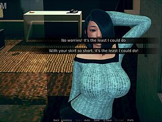 Polyturnon 4 Features Sexy Hentai Anime with Fat Curvy 3D Cartoon Boobs in Cute Outfit!