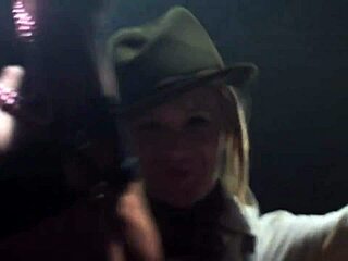 Cinema Lesbians Ride in Steamy Threesome