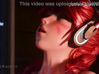 Cute va romantic washroom sex - 3d hentai cartoon ai upscaled gameplay