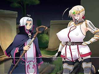 Gejmová hentai hrdinka Ingrid ep. 2 si hraje s obrovskýma kozy